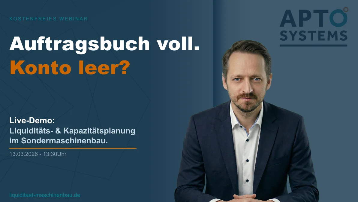 Webinar: Liquidität im Sondermaschinenbau